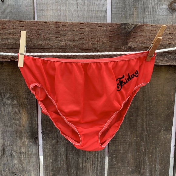 Vintage 1960's Panties Day of the Week Deadstock - Picture 9 of 10